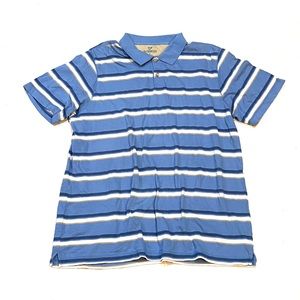 Outdoor Life Men’s Striped Polo Shirt • Spring Fashion • Size XL